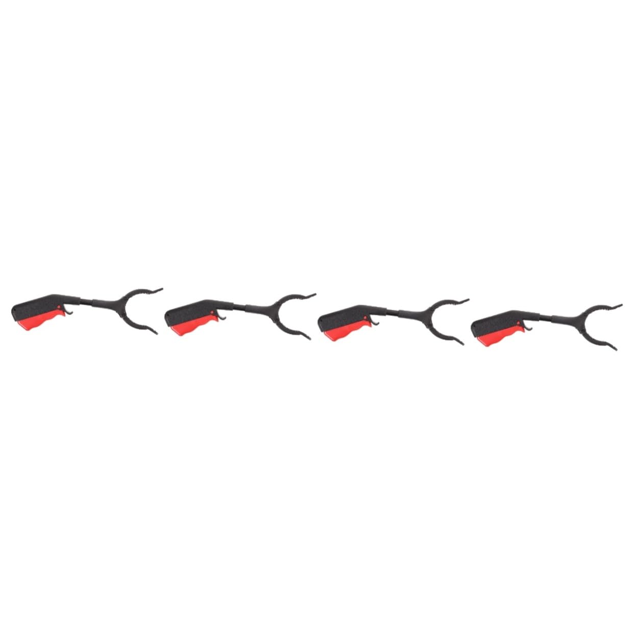 4pcs Portable Trash Picker Grabber Tool Ergonomic Handle Lightweight Litter Picker for Pickup Gardens Streets and Outdoors Handle Rubbish Clips