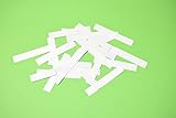 Generic Accordion Reed Valves, Pack of 25, Plastic, White, Size: 36mm x 6mm