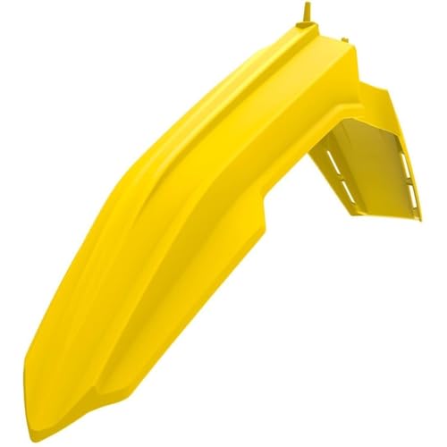 Polisport 8576800001 - Parafango Anteriore Replica Oem Realizzato In Plastica Lucida Durevole E Resistente Compatibile Con Le Moto Suzuki In Colore Giallo