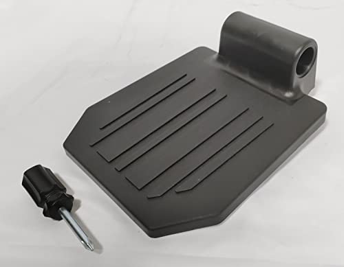 Imagen de ComsenMed Reposapiés universal para silla de ruedas, reposapiés de silla de transporte, reposapiés elevables, piezas de repuesto, orificio de montaje de 7/8\