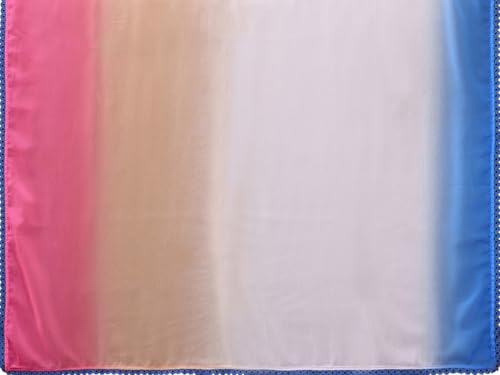 Image of RAJESHWAR FASHION WITH RF Ombre Plain Georgette Sarees For Women /College Girls Farewell With Digital Print Blouse