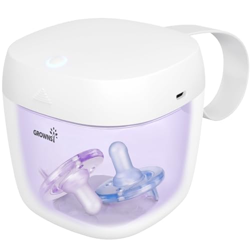Image of GROWNSY Portable UV Light Sanitizer Box | Pacifier Sterilizer USB Rechargeable 99.99% Sterilized in 59 Seconds