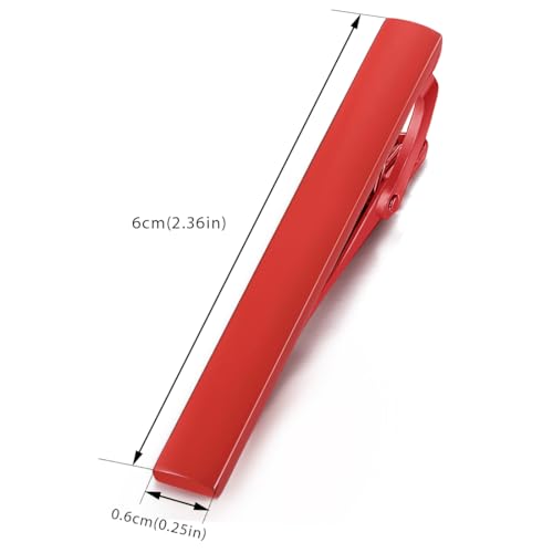 Image of HONEY BEAR 5cm /5.4cm /6cm Mens Tie Clip Bar for Normal Size Steel Business Wedding Gift 1.97 inch /2.12 inch /2.36 inch