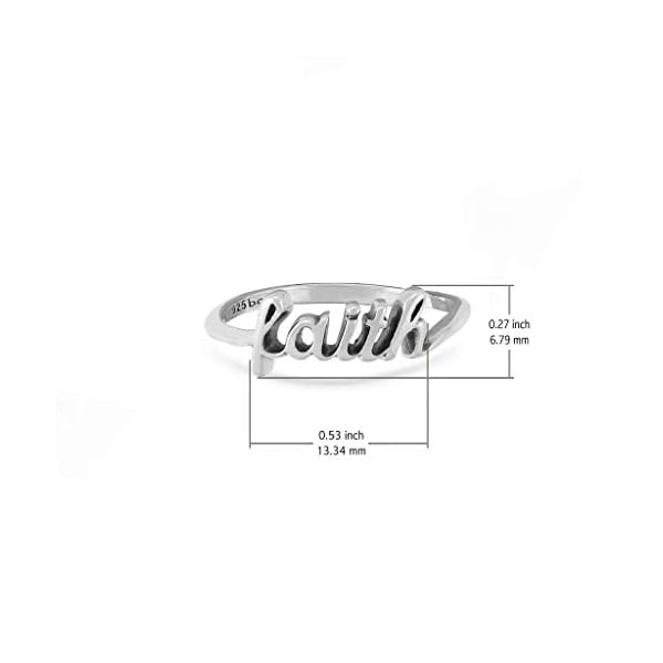 Boma-Jewelry-Sterling-Silver-Faith-Script-Ring Boma Jewelry Sterling Silver Faith Script Ring, Size 9