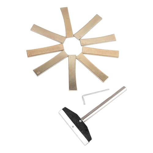 ZIZEV Fret Inlay Tool Alloy Portable Guitar Fretboard Press for Repair