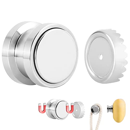 浴室用 石鹸置き マグネット 石鹸ホルダー 壁付け用 ステンレス ソープホルダー 簡単取付 防水防錆 洗面台収納 2個 (2.5cmソープディッシュ·マグネット, シルバー)