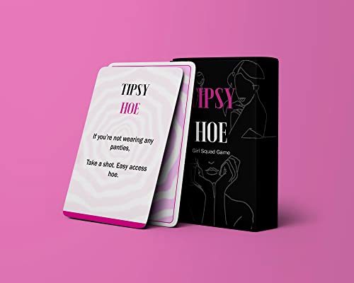 Tipsyhoe : a Girls Night Game - Bachelorette Night Game - Bachelorette Party Game - Drinking Games - Party Game - a Drinking card game