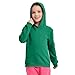 Phedrew Cotton Kids Hoodie Sweatshirt Midweight Long Sleeve Pullover Boys Girls Tops Clothes for Toddlers(Age 2-14) Forest Green