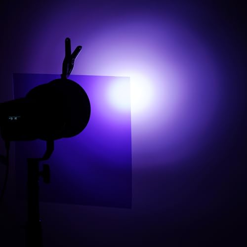 Lystaii 9Pcs Lighting Gels Plastic Gel Light Filter Sheets 11.8 x 11.8 Inch by Lystaii - Used condition - Image 4