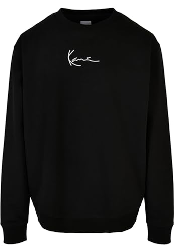 Karl Kani Herren KKMQ12003BLK Small Signature Crew Black, XS