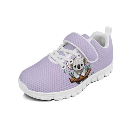 Kids Tennis Gym Shoes Slip On Sneakers Comfy Running Athletic Shoes