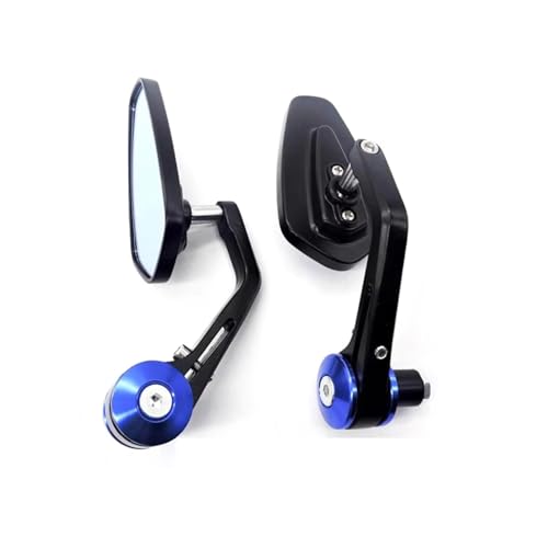 Espejos de moto para rutas urbanas y carretera compatibles con BJ600GS BN600 aluminio azul