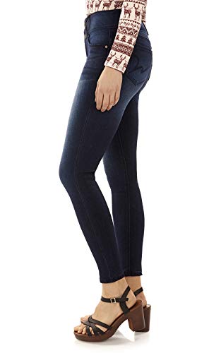 WallFlower Women's Sassy Skinny High-Rise Insta Soft Juniors Jeans (Standard and Plus), Shannon, 9 Long — view 2