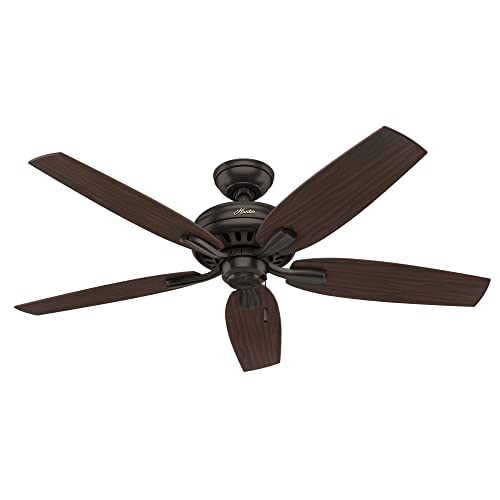 hunter ceiling fan oiled bronze - Hunter Newsome Indoor Ceiling Fan with Pull Chain Control, 52