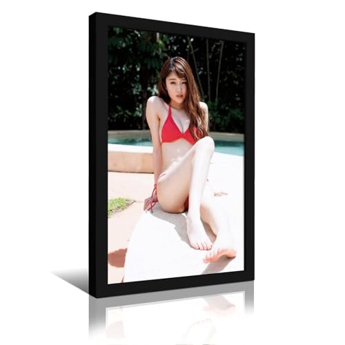 ؁XԐIȃ|X^[ KXA[ou }bg̃|X^[ t[A͂ȃR[i[̎ʐ^t[AM[̕ǂ̊zS[h A~jEʐ^t[ Black Frame-style 20x30inch(50x75cm)