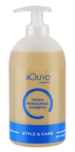 Style & Care Tiefenreinigung Shampoo zur Haarpflege, entfernt Klebereste und Rückstände aus dem Haar (500ml) | Reinigungsshampoo und Pflegeshampoo ein Einem | ohne Silikone, Salze oder Parabene