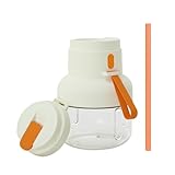 TFAOYS Tragbarer Mixbecher, elektrisch, USB-C-Entsafter, tragbar, 850 ml, für Shakes und Tassen, Küche