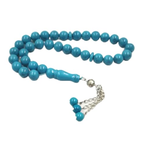 Chapelet misbaha homme en perles turquoises d'exception