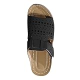 Sandalias Ancho Especial Mujer Chancletas Sandalias de Verano de Talla Grande Para Mujer Con Gruesa Y Cabeza Redonda Una Palabra Para Uso Zapatillas Ortopedicas Verano Chanclas (Brown 42)