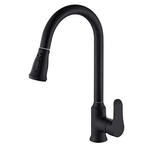 Robinet noir pulvérisateur à rotation jet chaud et froid polyvalent pour chantier
