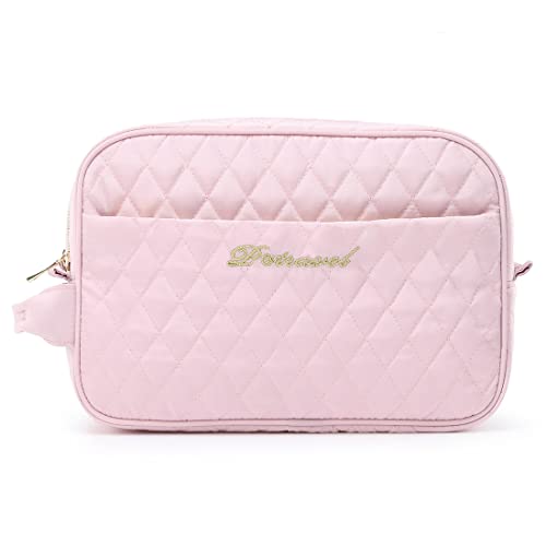 Vanfn Cosmetic Bags, Makeup Bag Cosmetic Bag For Women Cosmetic Travel Makeup Bag Large Travel Toiletry Bag For Girls Make Up Bag Brush Bags P.travel Series #TOP1