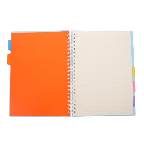 LEDMOMO 螺旋ノート ブルー ページ 厚手罫線入りノートパッド 滑らかな書き心地 多機能ジャーナル 学生 ビジネス 日記用