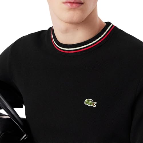 Lacoste Mens Short Sleeve Classic Fit Crew Neck Sweater2