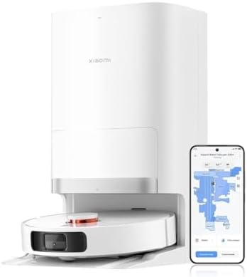 Robôs Aspiradores em 2025: Qual o Melhor Aliado para Sua Casa? 9 Xiaomi Robot Vacuum X20+ com estação base inteligente multifuncional 6000Pa, potência de sucção, navegação a laser LDS, controle de voz, molhado e seco, 4 L, 30 W, C101, branco
