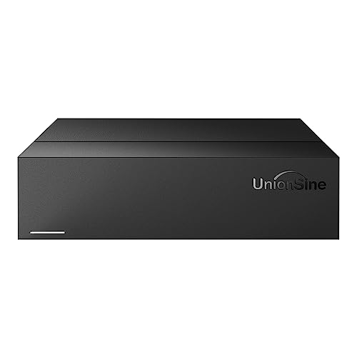 UnionSine External Hard Drive 14TB 3.5″ Desktop HDD USB3.0 Storage Compatible for PC, Mac, TV, Desktop, Laptop(Black)