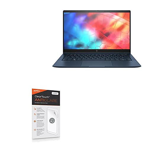 BoxWave Screen Protector for HP Elite Dragonfly (Screen Protector ClearTouch Anti-Glare (2-Pack), Anti-Fingerprint Matte Film Skin for HP Elite Dragonfly