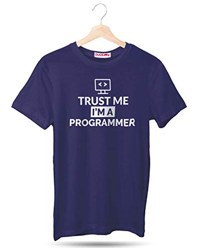 Image of DUDEME Trust Me I'm a Programmer Half Sleeve 100% Cotton 180 GSM T-Shirt