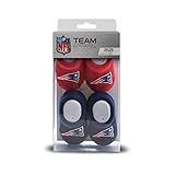 FBF - NFL Team Logo & Colors Infant Bootie Socks 0-12 Months - 2 Pack (New England Patriots)