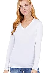 V Neck - White
