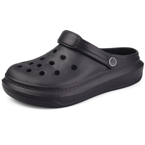 Image of VONMAY Men's Women's Clogs, Breathable Garden Shoes Adjustable Slides