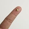 Embroiderymaterial Heart Shape Metal Charms Jewelry Findings for Jewelry Making (20 Pieces, 6X8 MM)