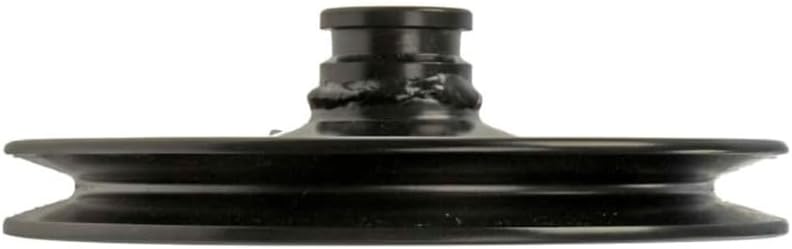 KarParts360 For Chevy R1500/R2500 Suburban 1990 Power Steering Pump Pulley | Steel | V-Belt Type | Black Color | Press-Fit Mount Type | 1 Groove | Replacement For 93430150