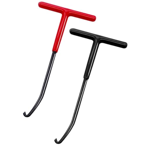 HQRKOTM 2 Stück T Federhaken, Montagehaken Federhaken Federzieher, Stahl Federhaken, Federzieher Trampolin Werkzeuge für Roller Motorrad Moped