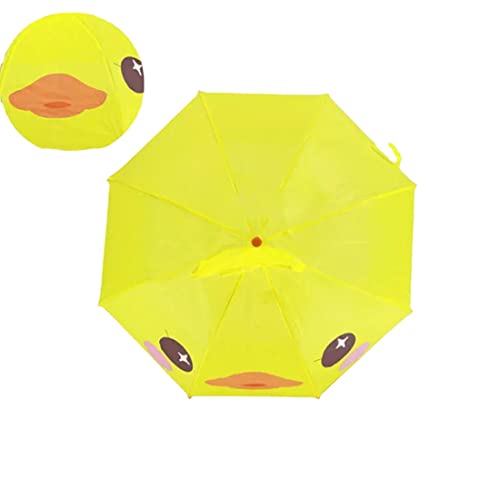 2022 Cute Cartoon Umbrella Children Creative 3D Pieces Ear Kids Umbrella Pop Up Umbrella Animal Umbrellas For Boys Girls (Duck),One Size #TOP1