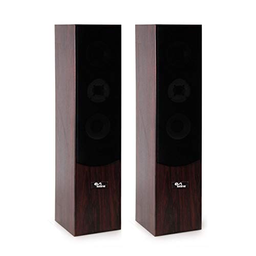 Evidence Acoustics Paire d’enceintes HiFi/Home-Cinéma EA700-WAL – 2x500W PMPO – Bass Reflex à 3 Voies – Noyer/Acajou - Les Beatles, Paul McCartney, John Lennon, RIngo Starr, George Harrison Evidence Acoustics Paire d'enceintes HiFi/Home-Cinéma EA700-WAL - 2x500W PMPO - Bass Reflex à 3 Voies - Noyer/Acajou – Image 3