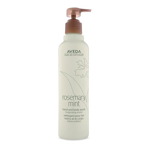 Aveda Rosemary Mint Body Lotion | Lightweight Cooling Lotion with Menthol | with Invigorating Aroma of Certified Organic Peppermint & Rosemary, 6.7 Fl Oz