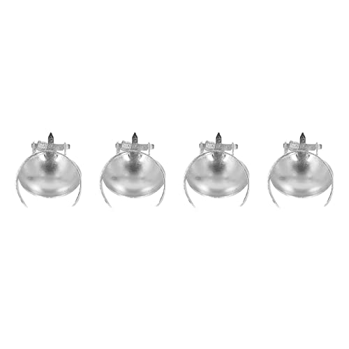 Automatic Candle Snuffers, Elegant Candle Extinguisher 4pcs for Candle Flame for Candle Enthusiasts (Silver)
