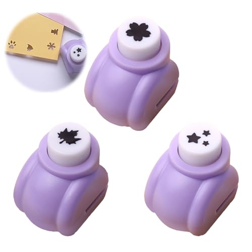 Amazon.co.jp: PAVIKE クラフトパンチ 【3セット】型抜きパンチ