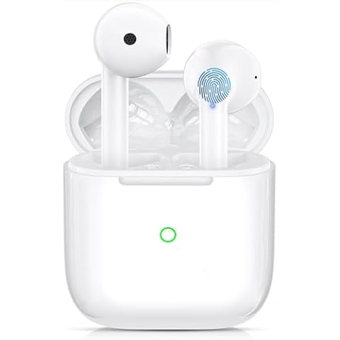 Wireless Earbuds,Bluetooth 5.4 Headphones In Ear HiFi Stereo,36H Bluetooth Earphones with Noise cancelling headphones,Touch Control Wireless Headphones Cover