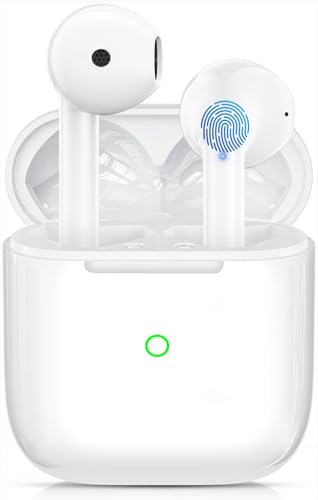 Wireless Earbuds,Bluetooth 5.4 Headphones In Ear HiFi Stereo,36H Bluetooth Earphones with Noise cancelling headphones,Touch Control Wireless Headphones,IP7 Waterproof Bluetooth Earbuds for iOS Android