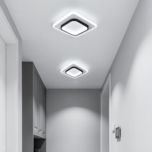 DELIPOP Modern LED Ceiling Lights, 30W 3375LM Acrylic Square Ceiling Lamp Cool White 6500K - Image 2