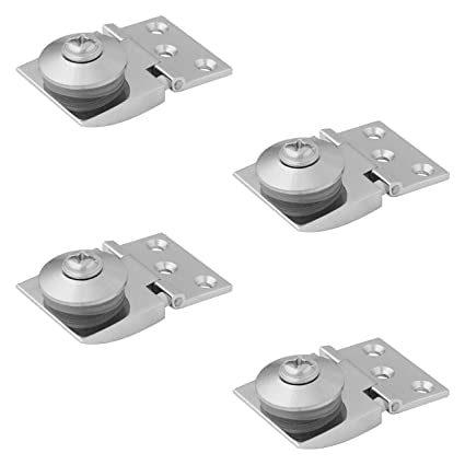 RAGHUVANSHI Marketing Brass Heavy Glass Hinges (Stainless Steel. Finish) (Pack of 4) Door Hinge for Home |Bedroom Kitchen |Bathroom Door (B0BHVYLYN4) Amazon Price History, Amazon Price Tracker