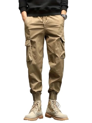 Image of TagasMen's Tapered Jogger Cargo Pant || Trousers Casual Pant || Cargo Pant || Jeans Pant || Track Pant for Man ||(MC-13)
