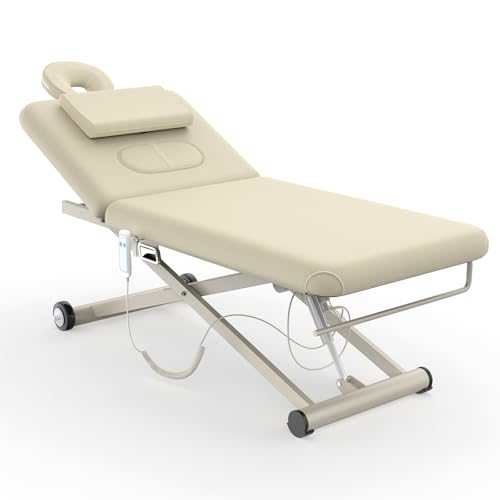 Electric Massage Table with Adjustable Backrest