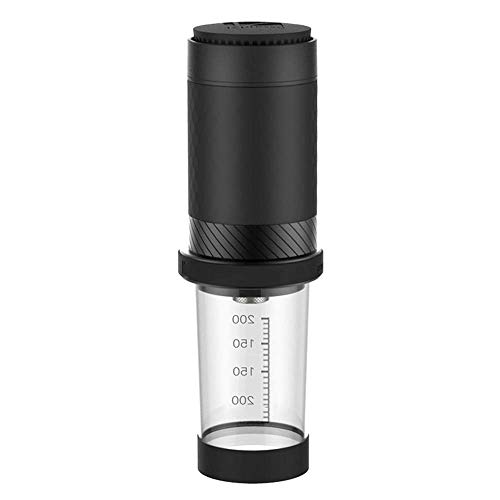 Tragbare manuelle Espressomaschine, kompatibler gemahlener Kaffee, manuelle Mini-Reisekaffeemaschine, für Home Office Travel Outdoor Camping