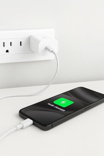 Image of Google 30W Original Type C Rapidly Charging Adapter for Google Pixel 10 /10 Pro /10 Pro XL /9a /9 Pro XL /8 /8 Pro /8a /7 /7 Pro /7A /6 /Tablet /Buds and Other USB C Mobile Device, 30 Watt Fast Charger, White